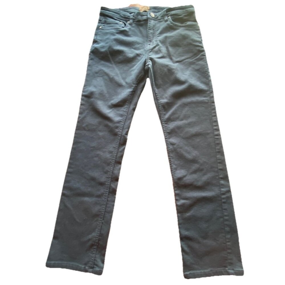 Jachs New York Mens 32x30 Blue Casual Pants Chinos Flat Front